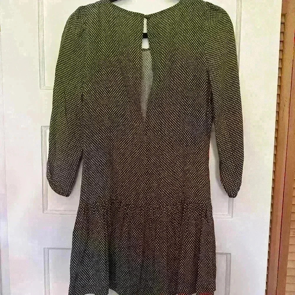 Meadow Rue Casual Tunic Dress - Boho, Casual, three quarter sleeve - Size 0/UK 4 - Picture 3 of 3